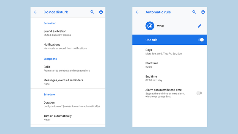 Do Not Disturb on Android.